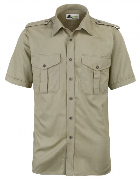 Skogen Herren-Forstdiensthemd Slim Fit, Kurzarm