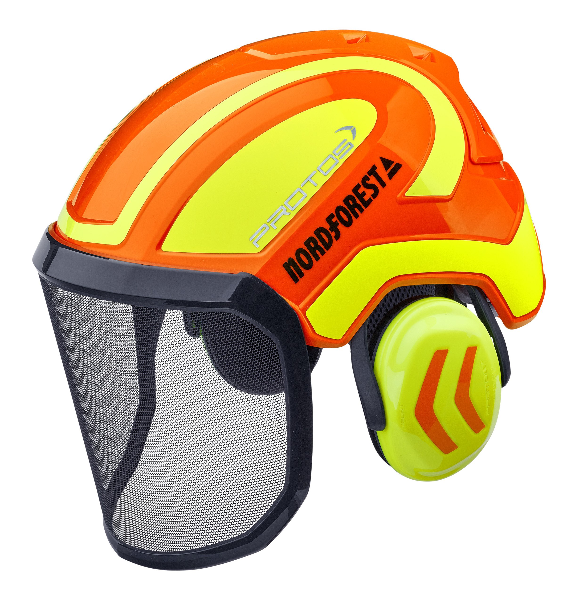 Combinazione di protezione per la testa Protos Integral Forest  arancione-giallo neon, Caschi accessori, Caschi & Co, Abbigliamento  forestale e da lavoro