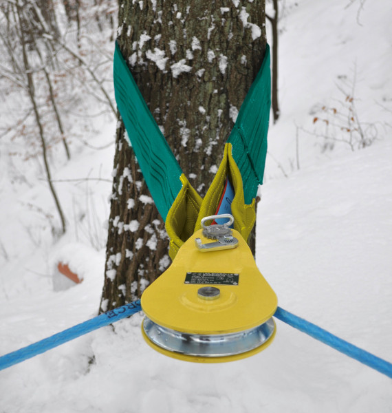 Cinghia di ancoraggio Nordforest per carrucole con carico di trazione fino a 6,5 ​​t