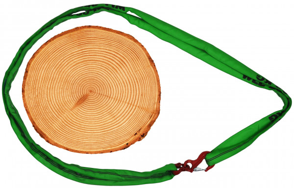 Imbracatura tonda in poliestere con gancio Sika