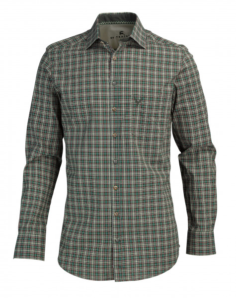 OS-Trachten Langarmhemd Slim Fit
