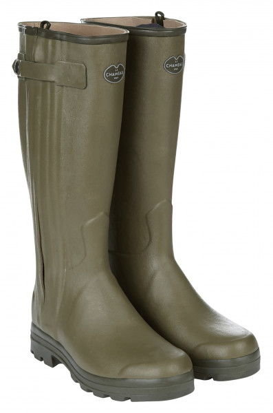 Le Chameau Gummistiefel Chasseur Cuir