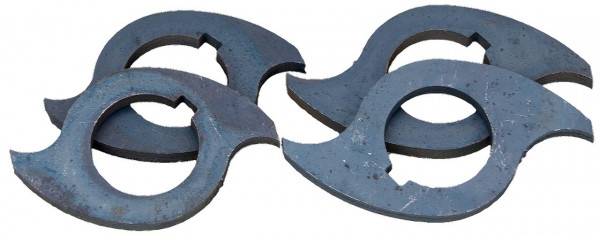 Set di coltelli di ricambio Eder per fresatrice per corteccia